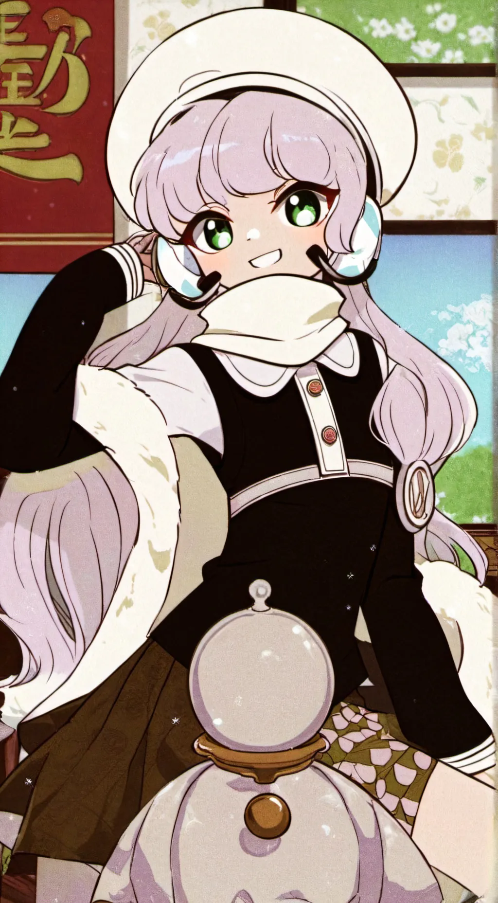 ai character: sprout x Cosmo  background