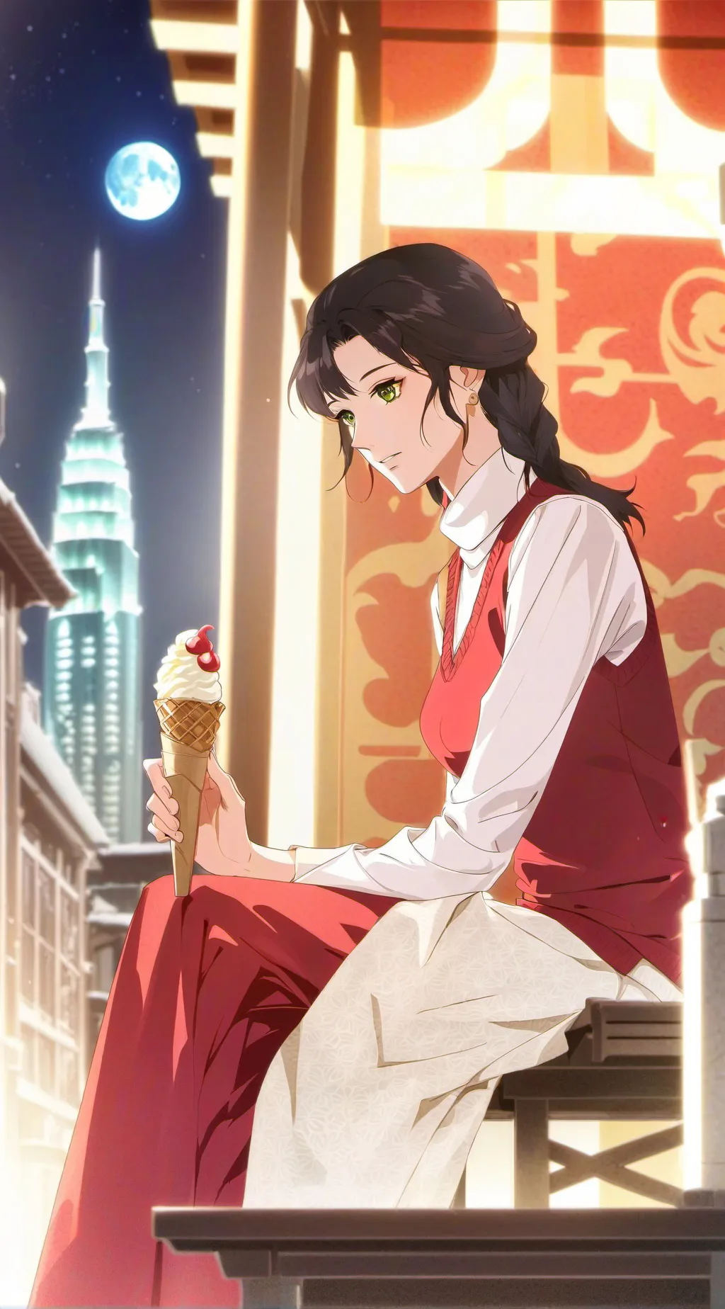 ai character: maisarah background