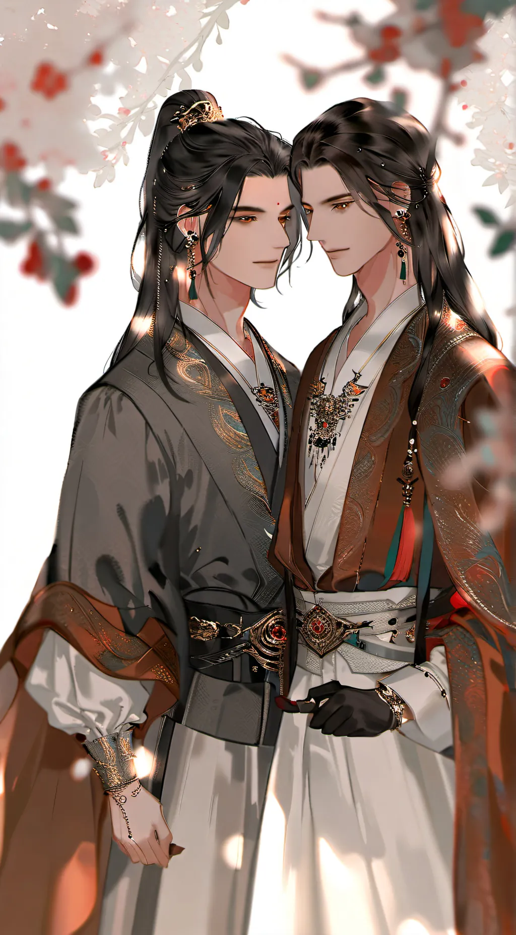 ai character: Leo y Zan  background