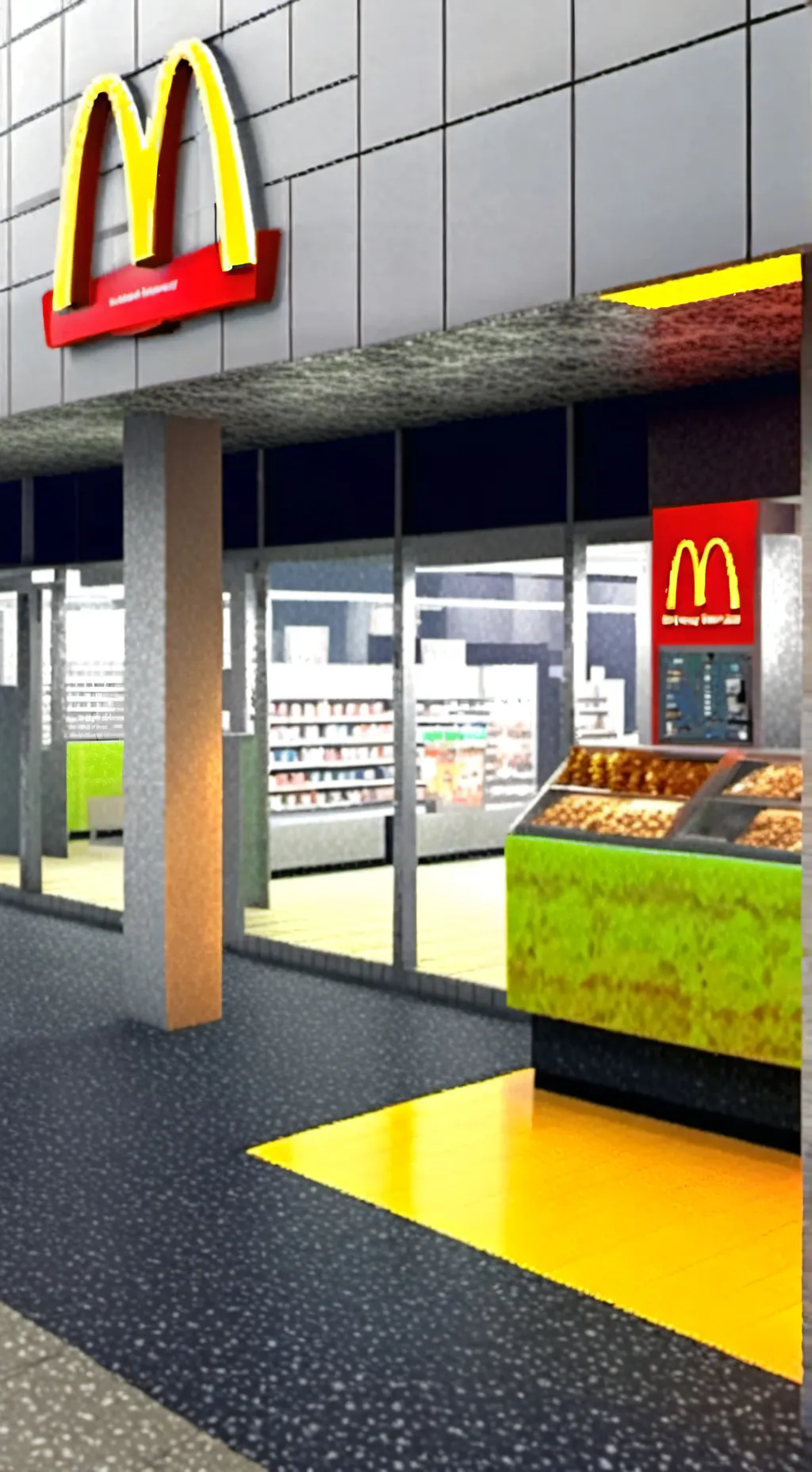 ai character: Mc donald's background