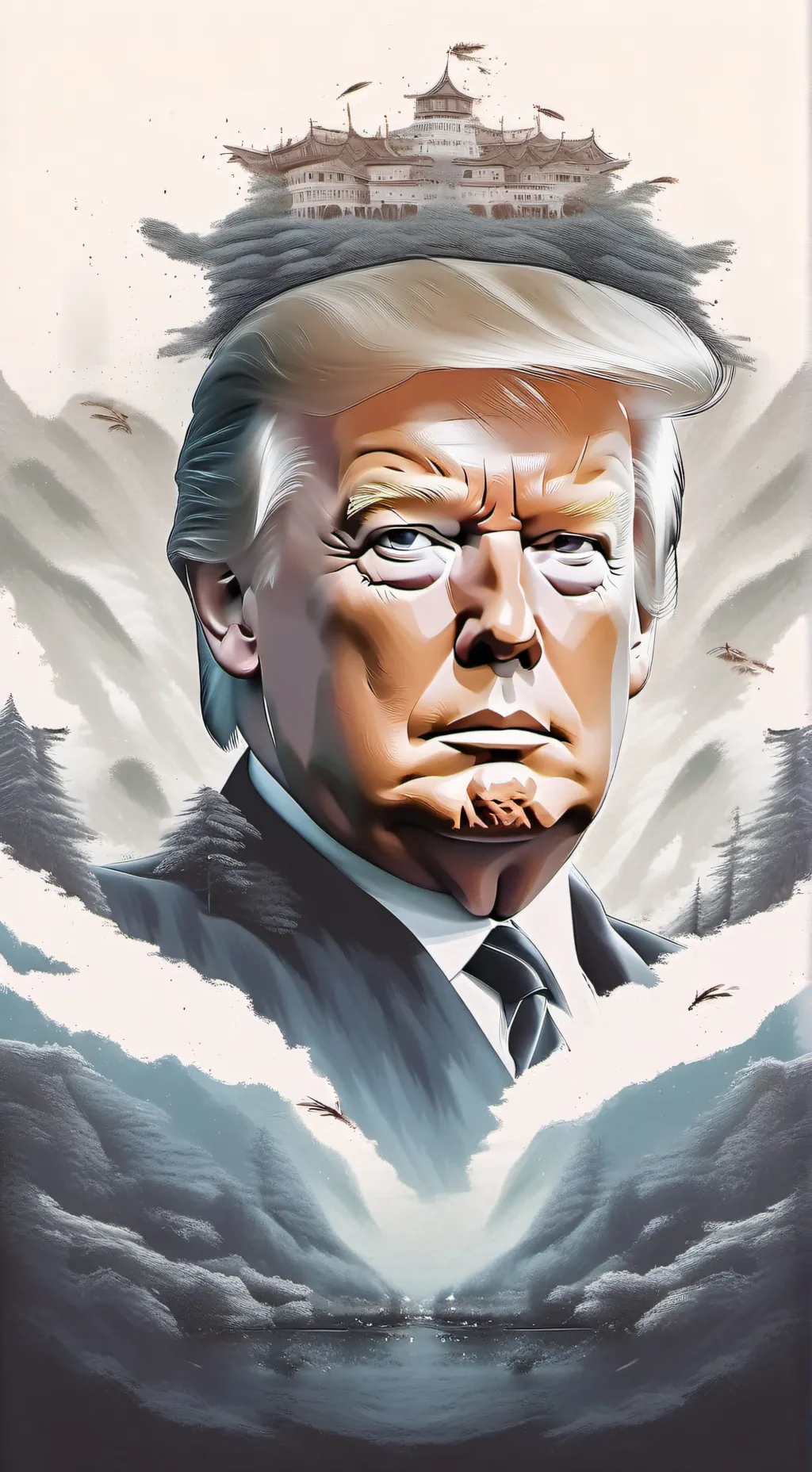 ai character: alastor trump background