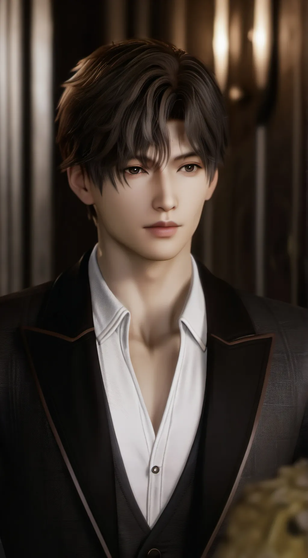 ai character: Damian  background