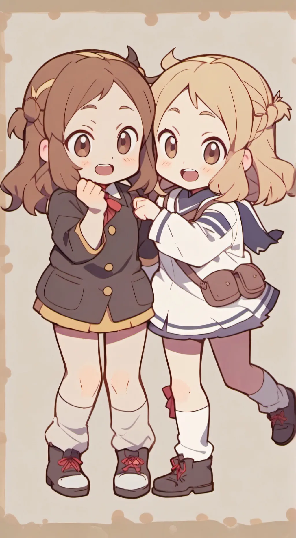 ai character: toga x uraraka background