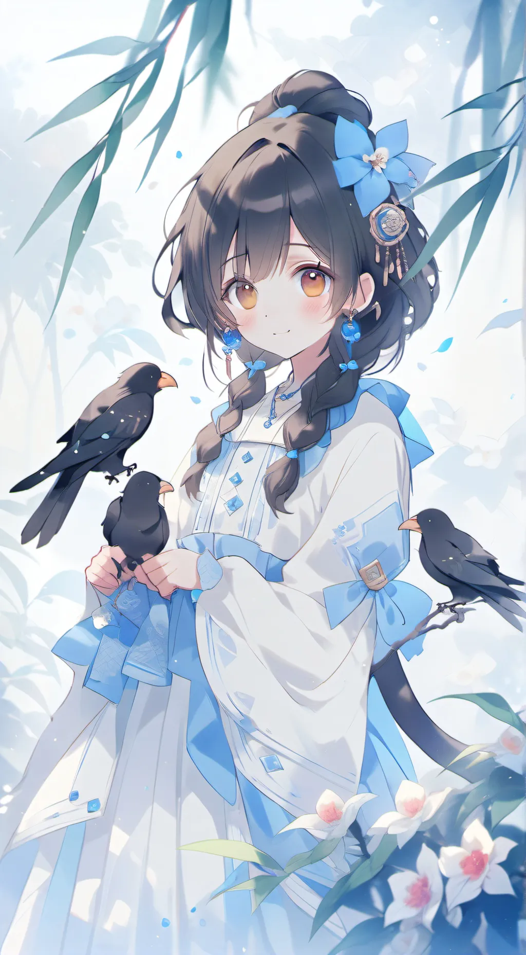 ai character: mico x crow x kit background