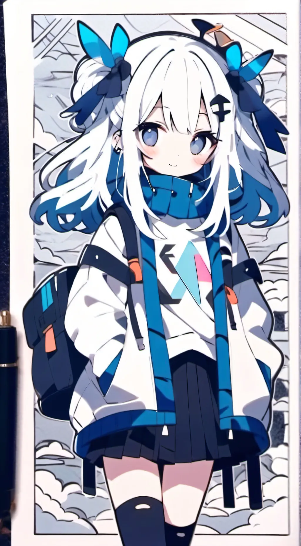 ai character: emily  background