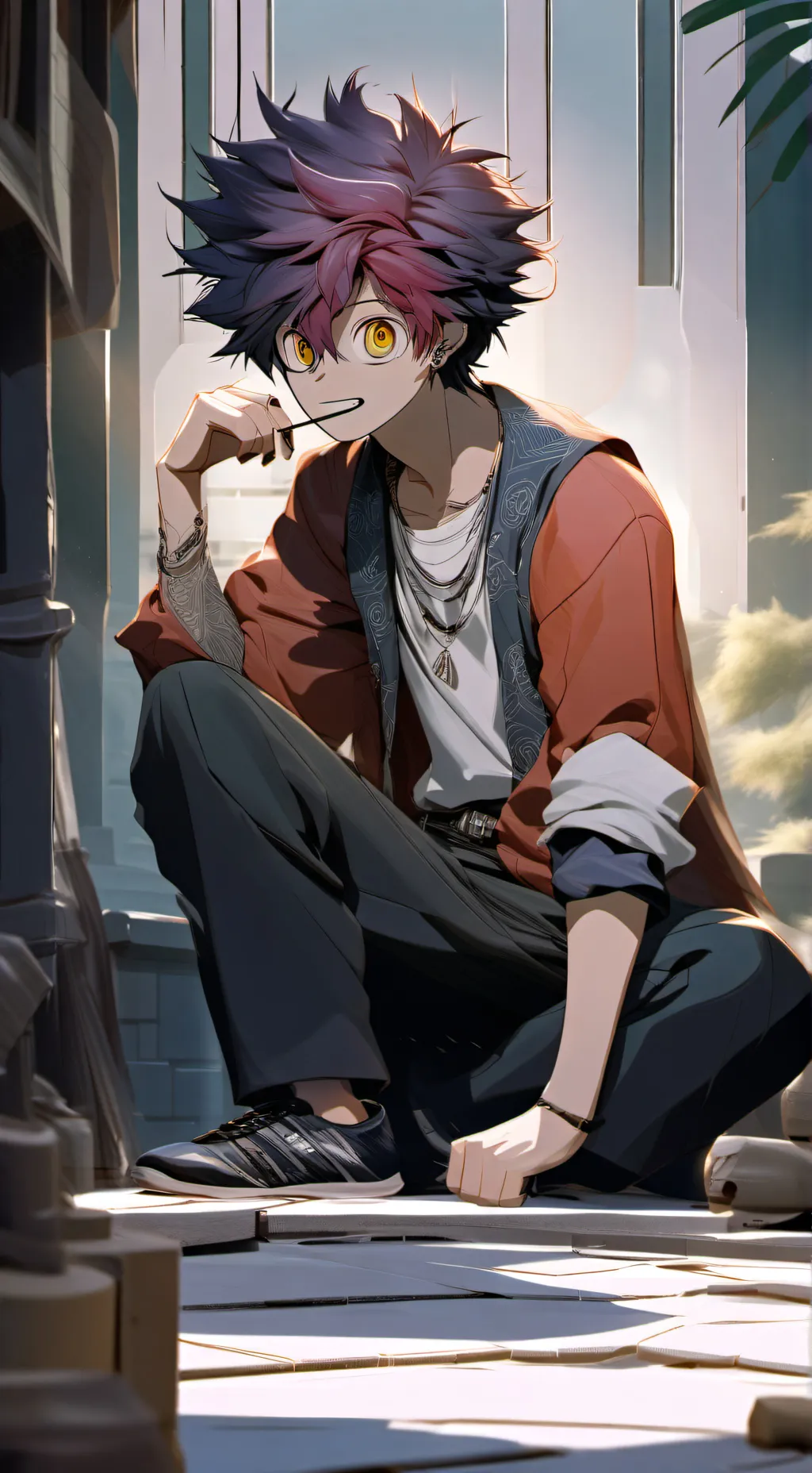 ai character: izuku afton background