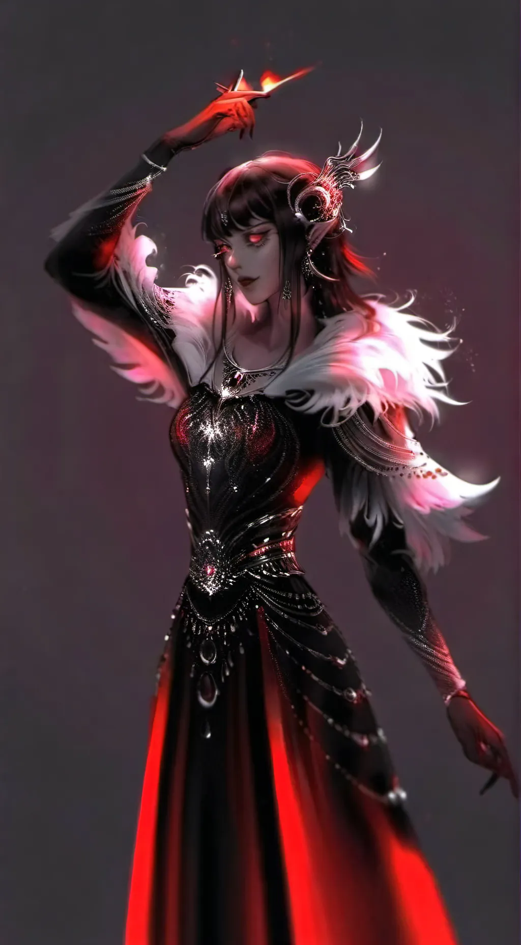 ai character: Luna background