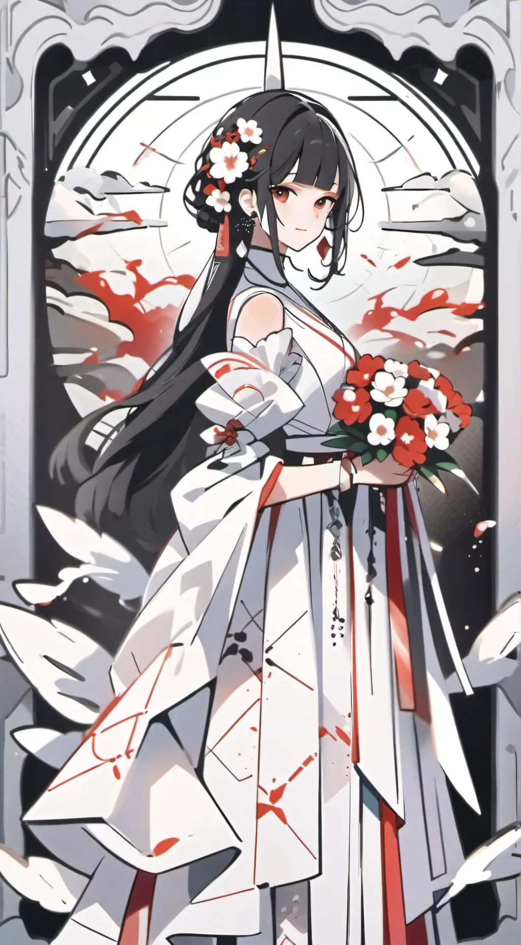 ai character: Luna background