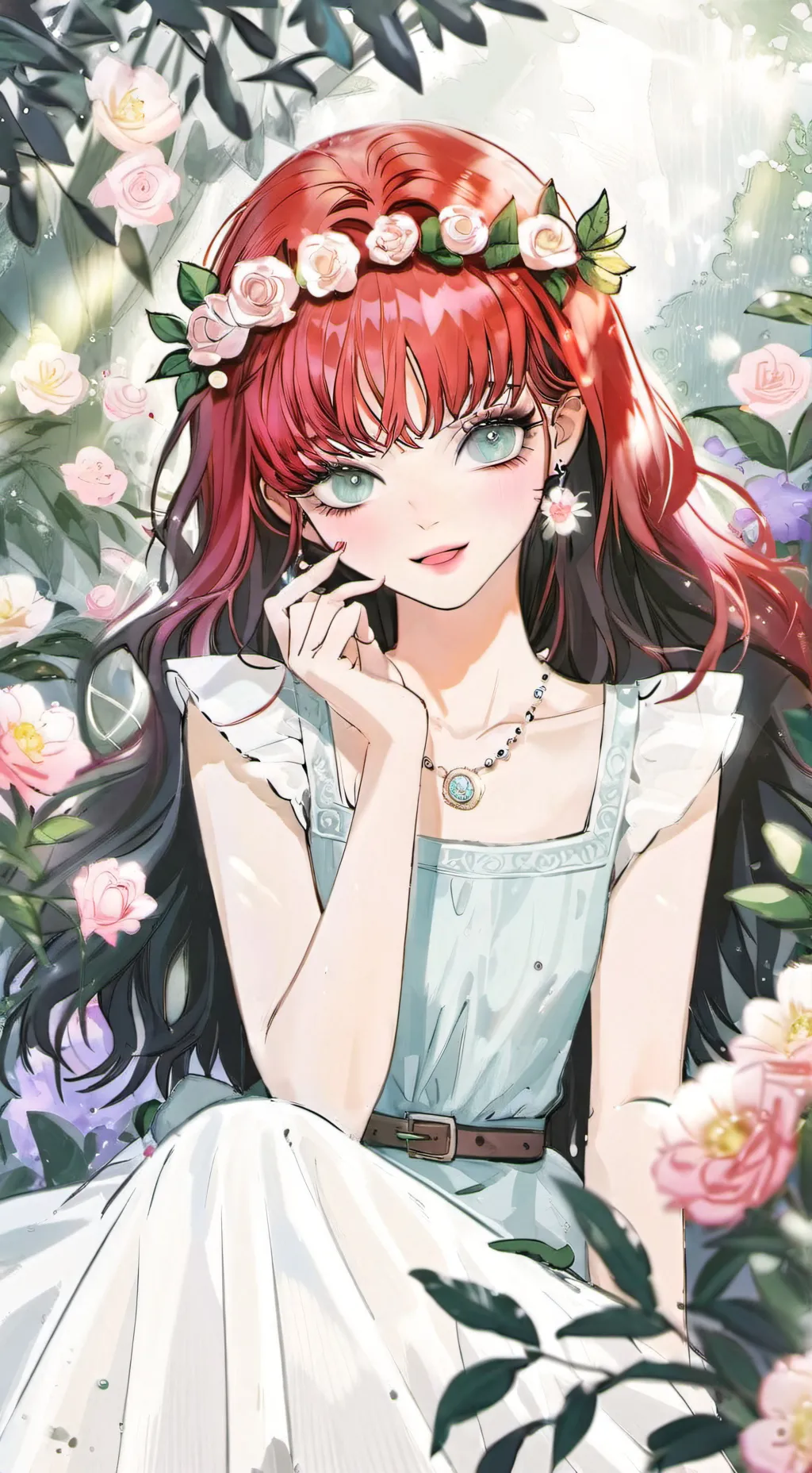 ai character: Amillia  background