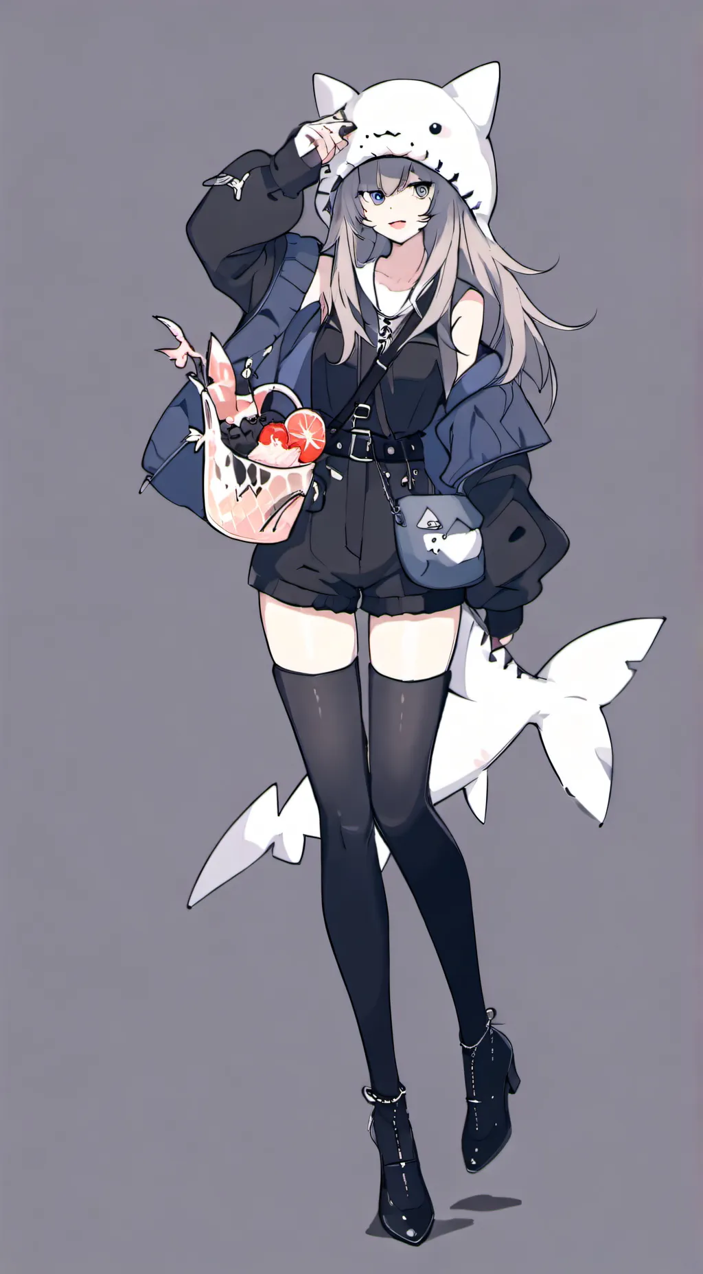 ai character: sharky background