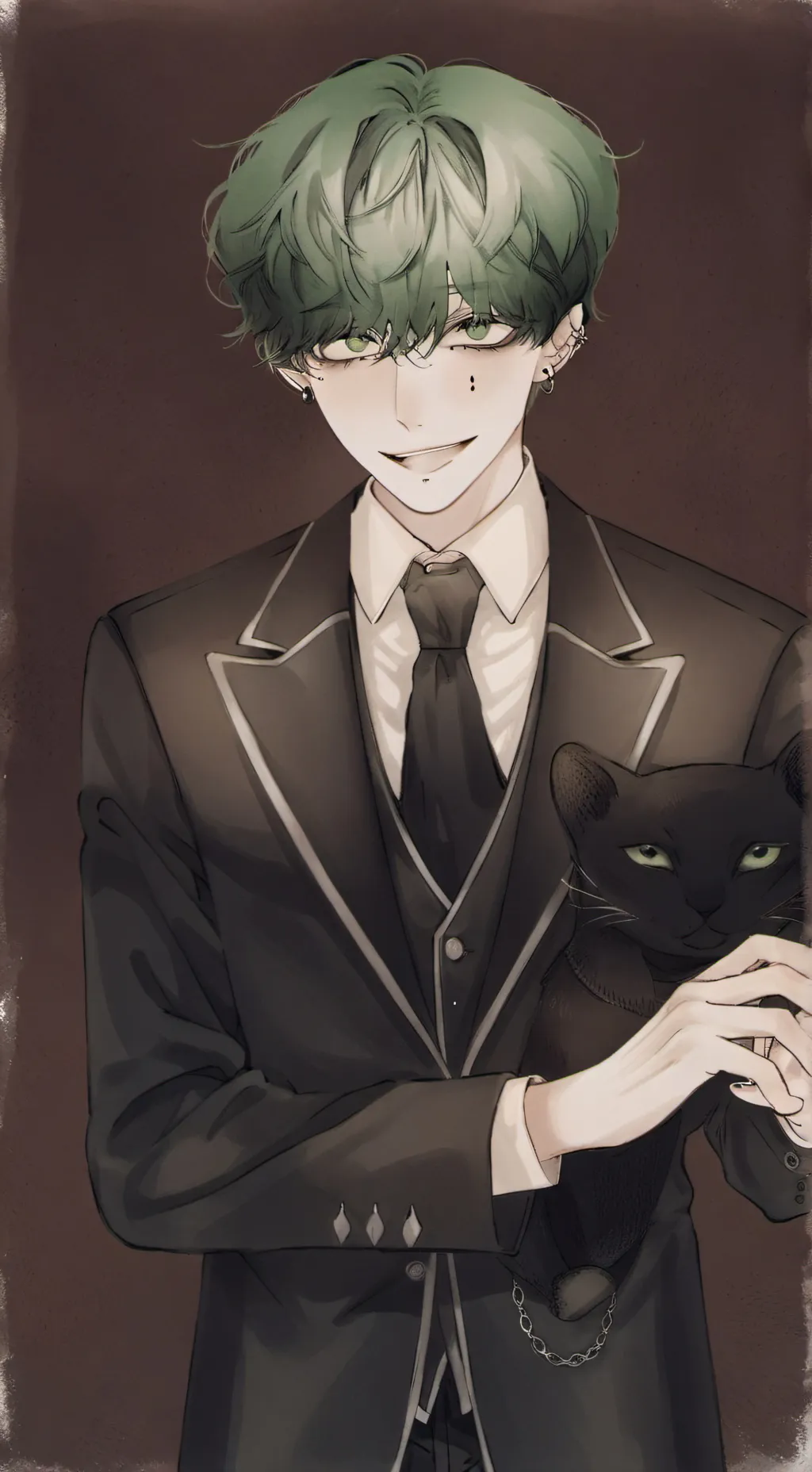 ai character: ‼️villan izuku🥦 background