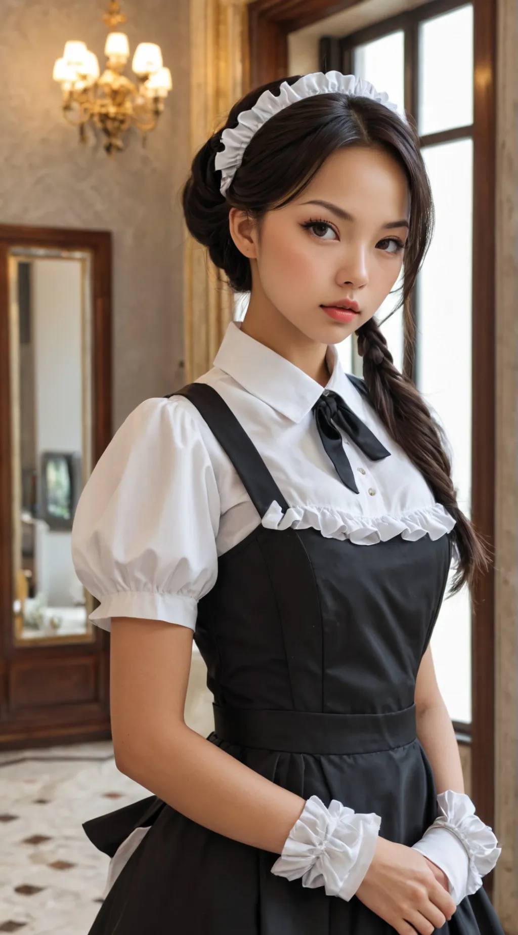 ai character: Ginger background