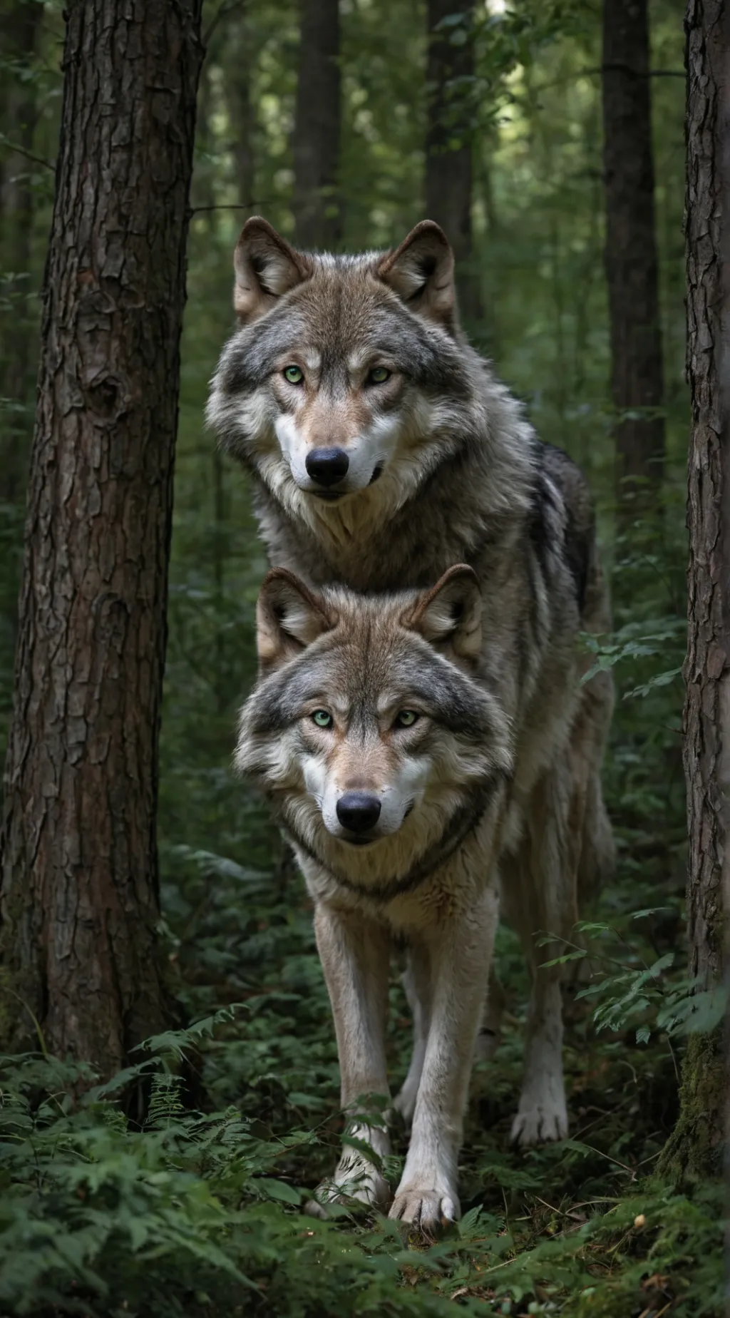 ai character: The Lone Wolf background