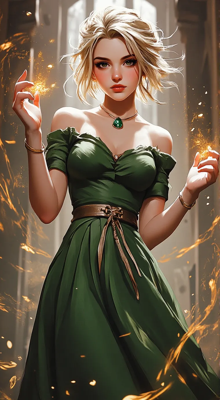 ai character: Halley  background