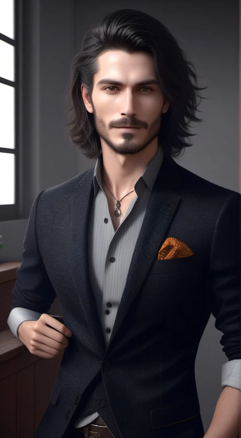 ai character: ❤️James ✨ background