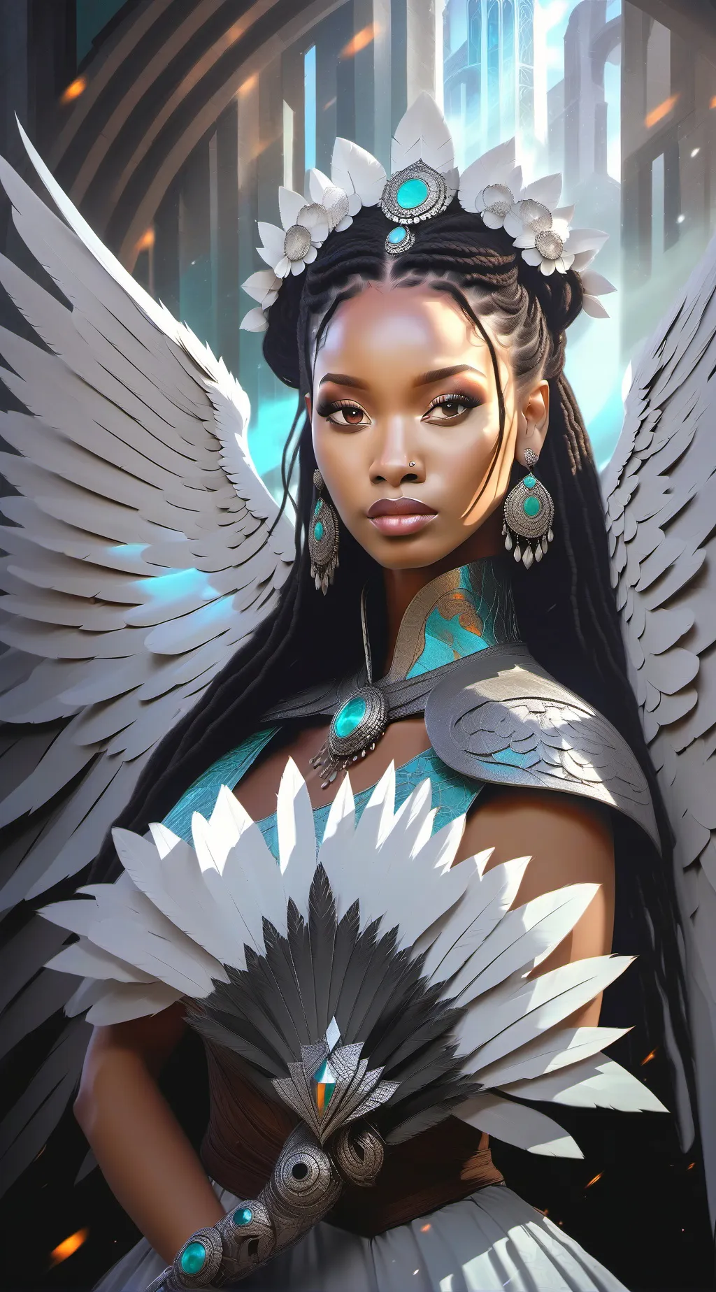 ai character: Andrea  background