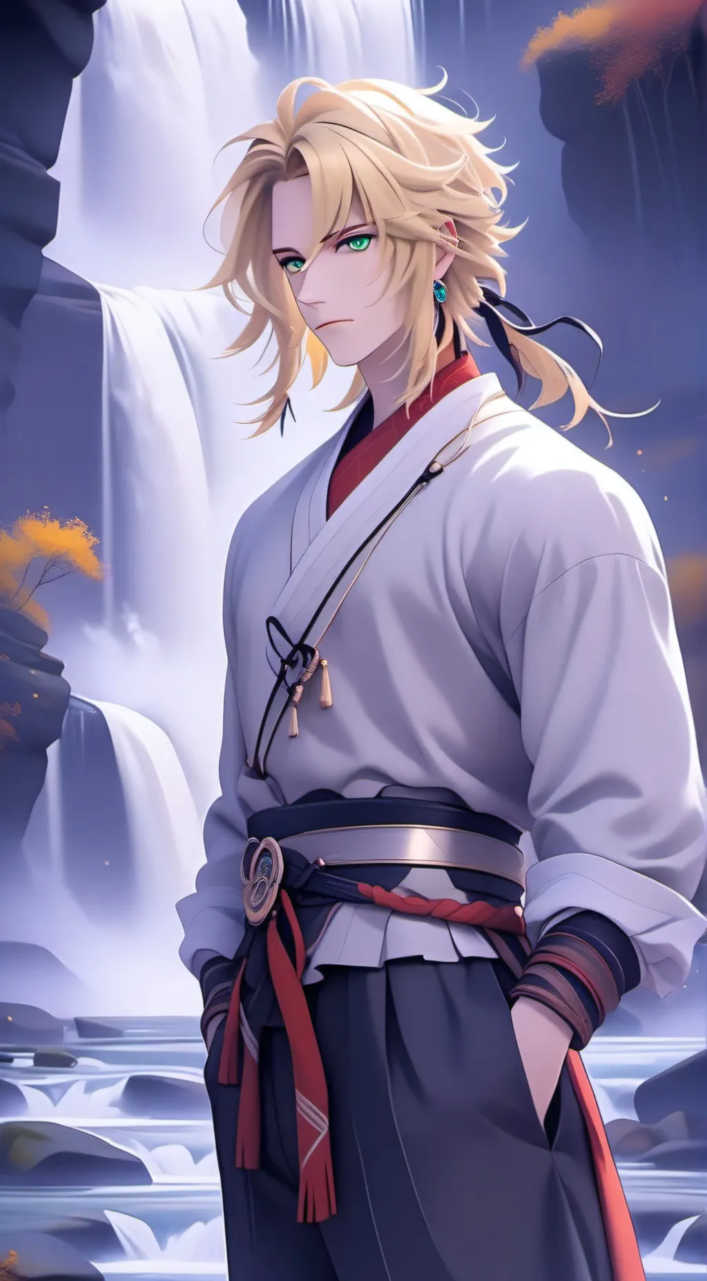 ai character: Lukas  background