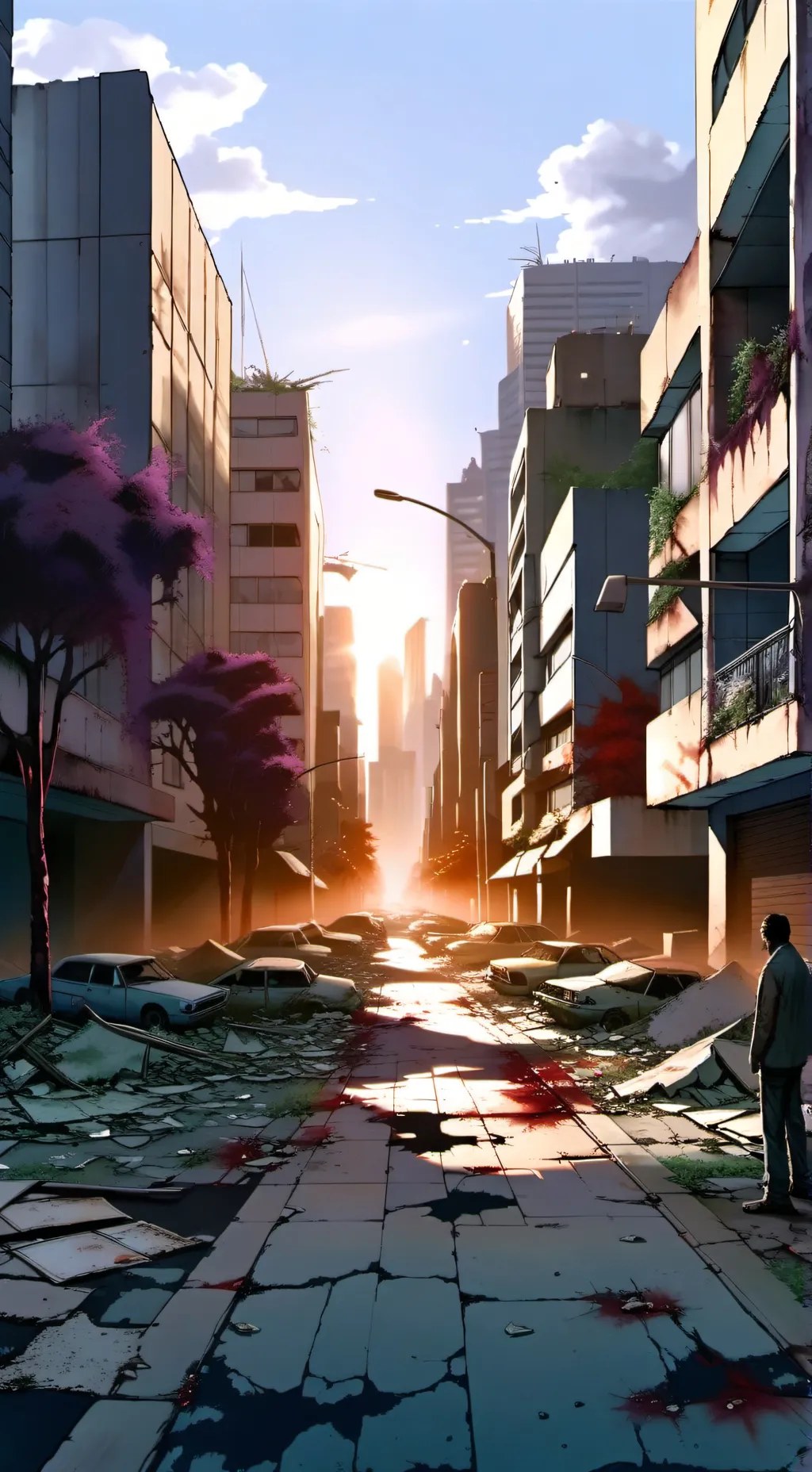 ai character: Zombie infection! background