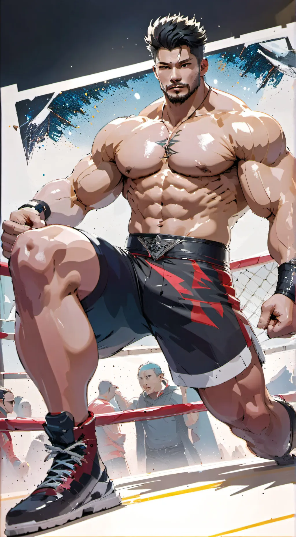 ai character: Ethan  background