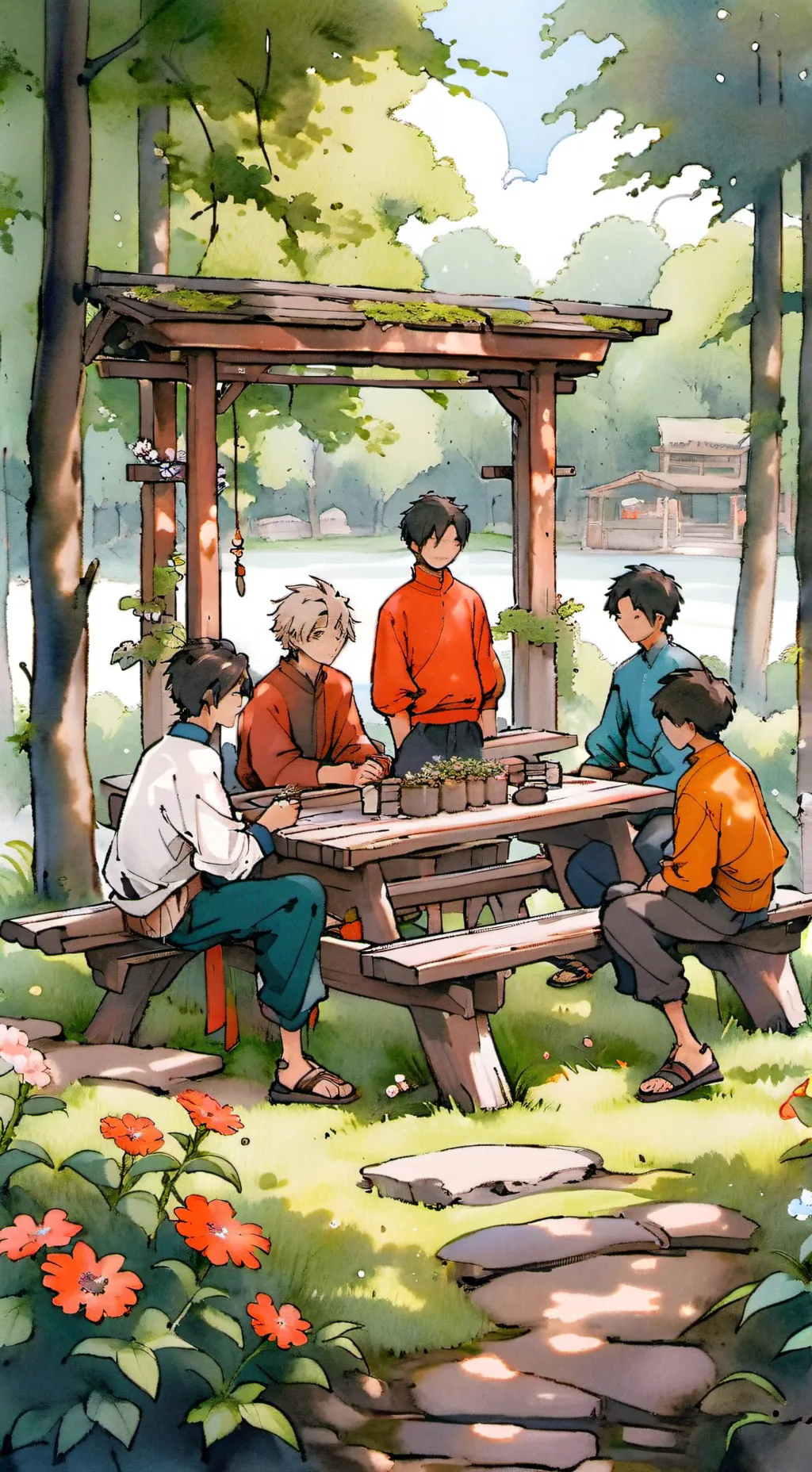 ai character: Stray Kids 💓 background