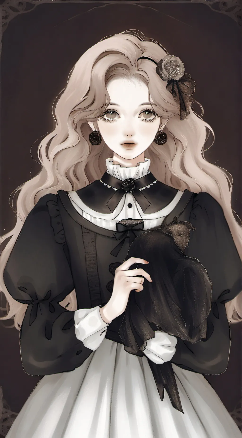 ai character: This is how l Feel background