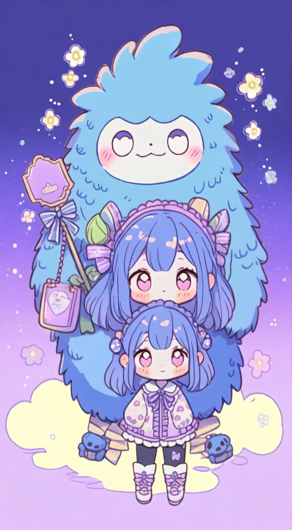 ai character: Monster family background