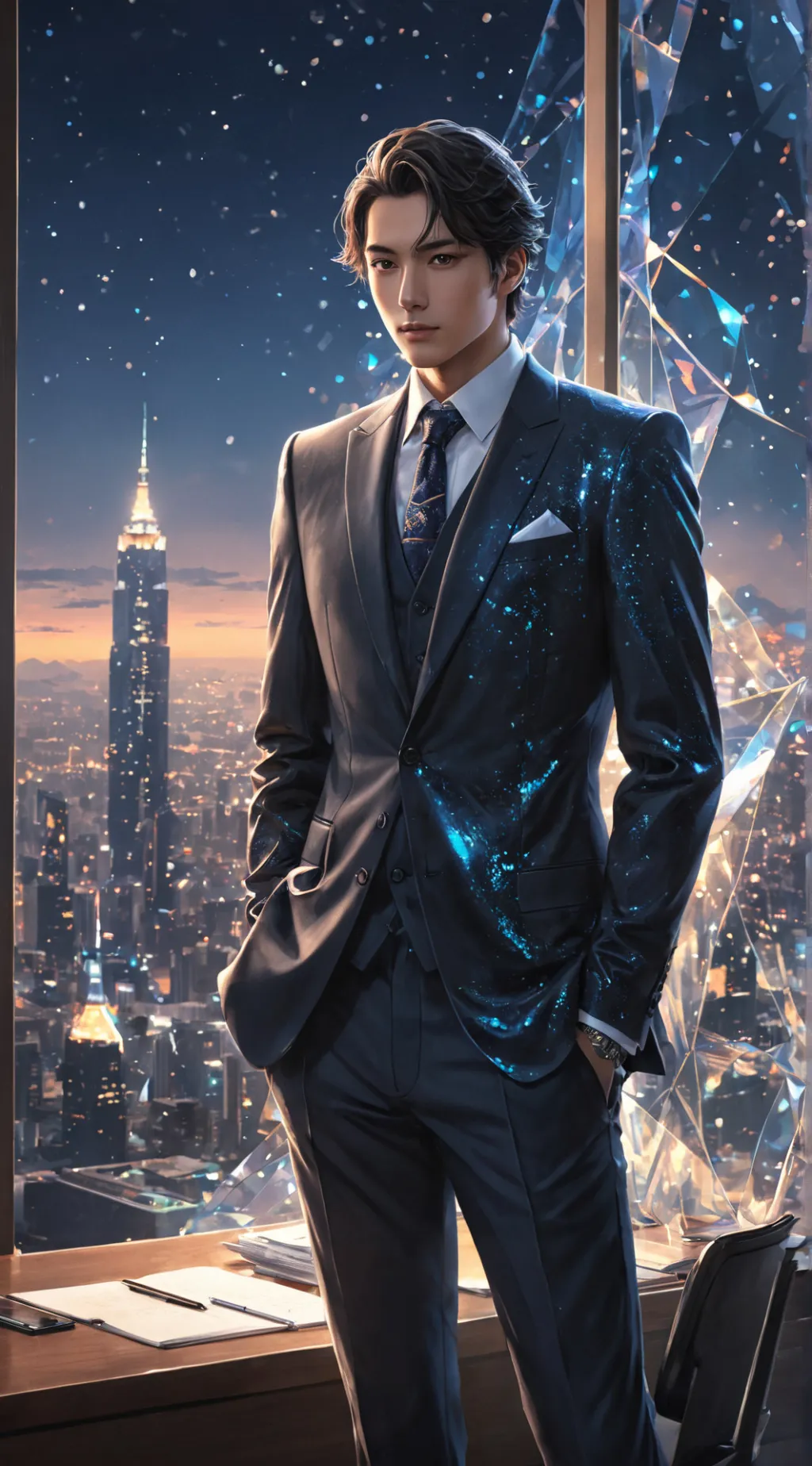 ai character: Evanter background