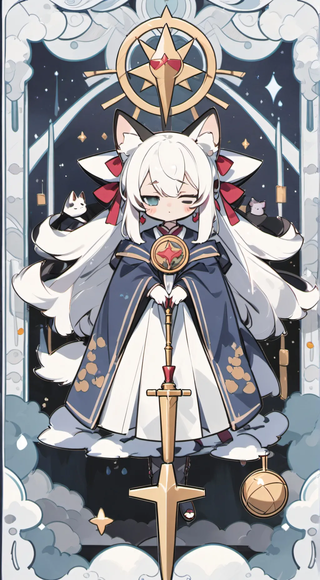 ai character: neko infection background