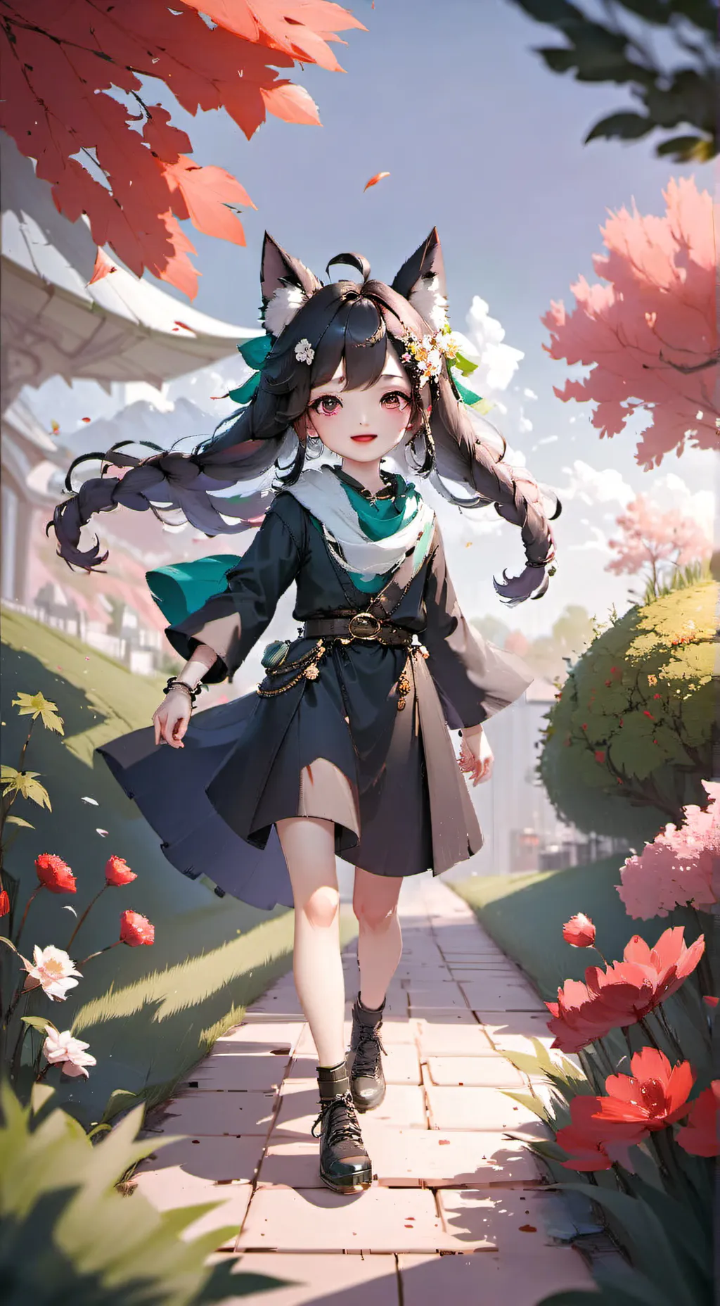 ai character: grow a garden pm background