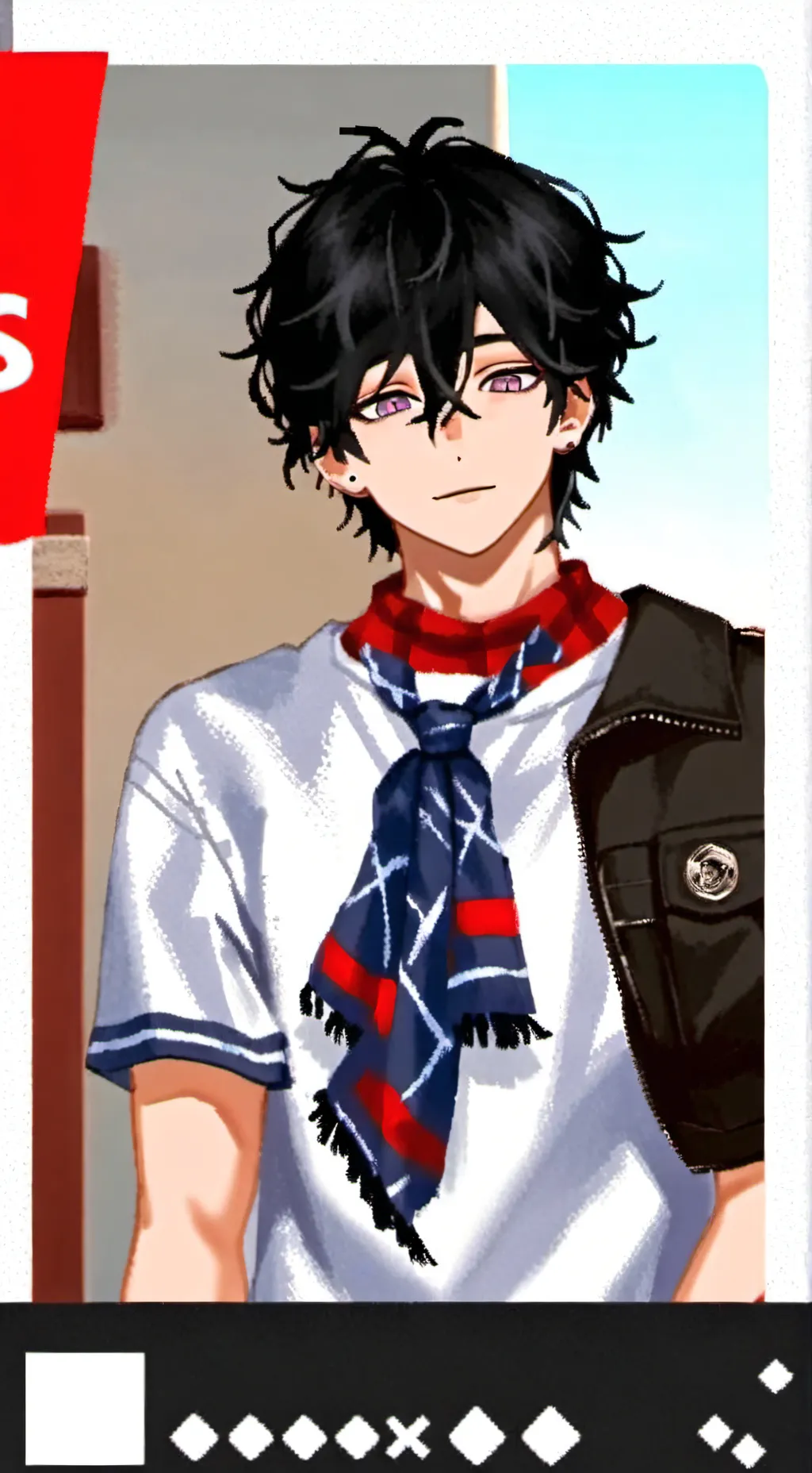 ai character: Carlo~❤️🔥 background