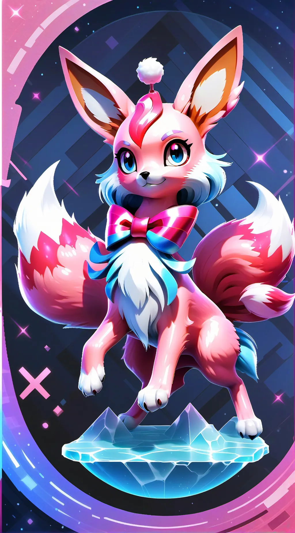 ai character: Sylveon background