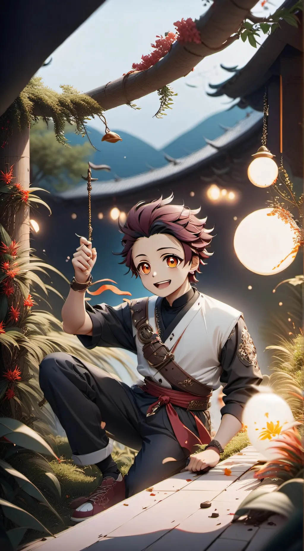 ai character: tanjiros brother background