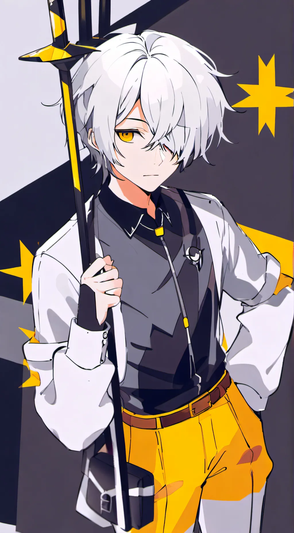 ai character: Black x Tu 💕✨ background