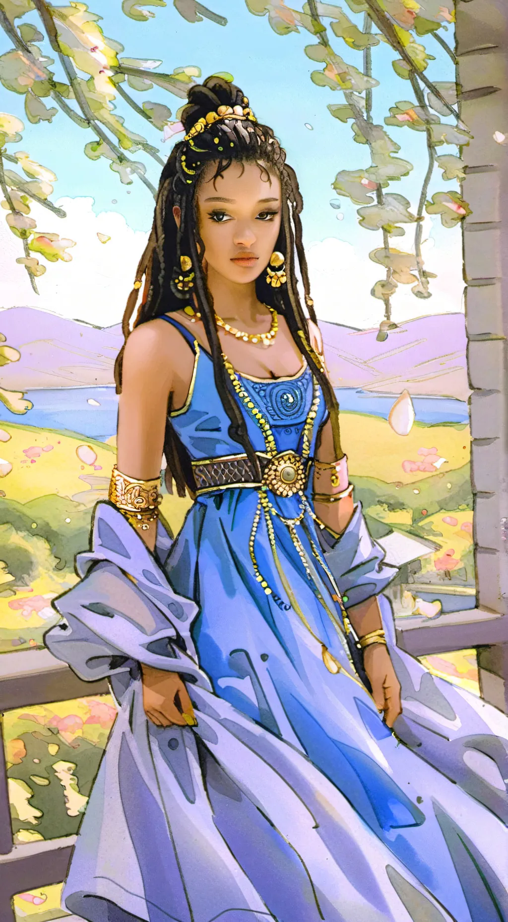 ai character: Manon background