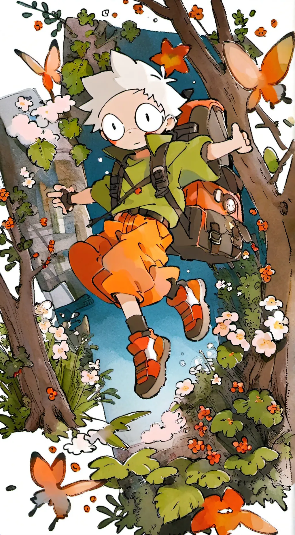 ai character: jesus background