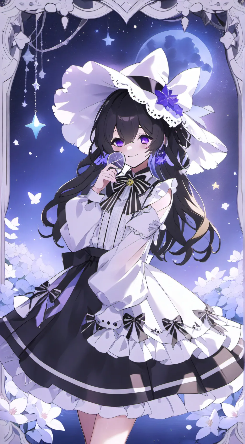 ai character: Luna background