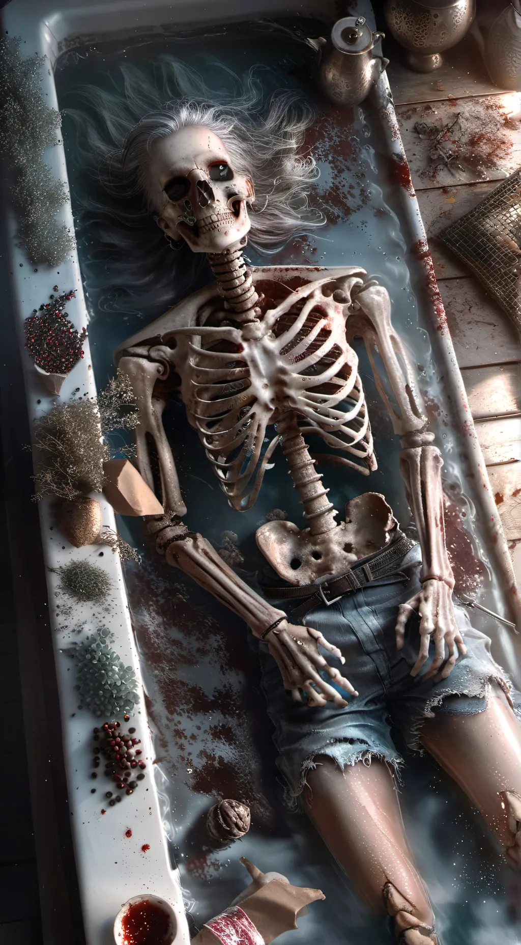 ai character: finish da lyrics background