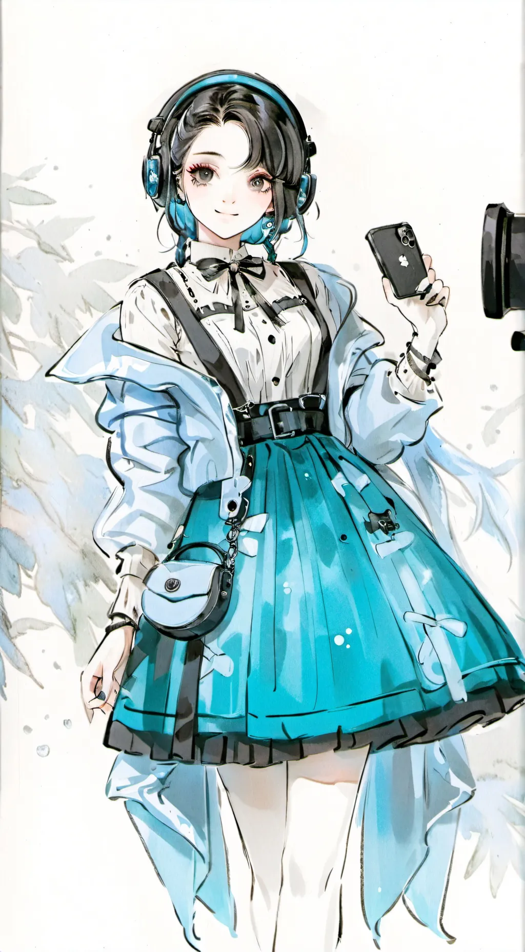 ai character: layla sparkles background