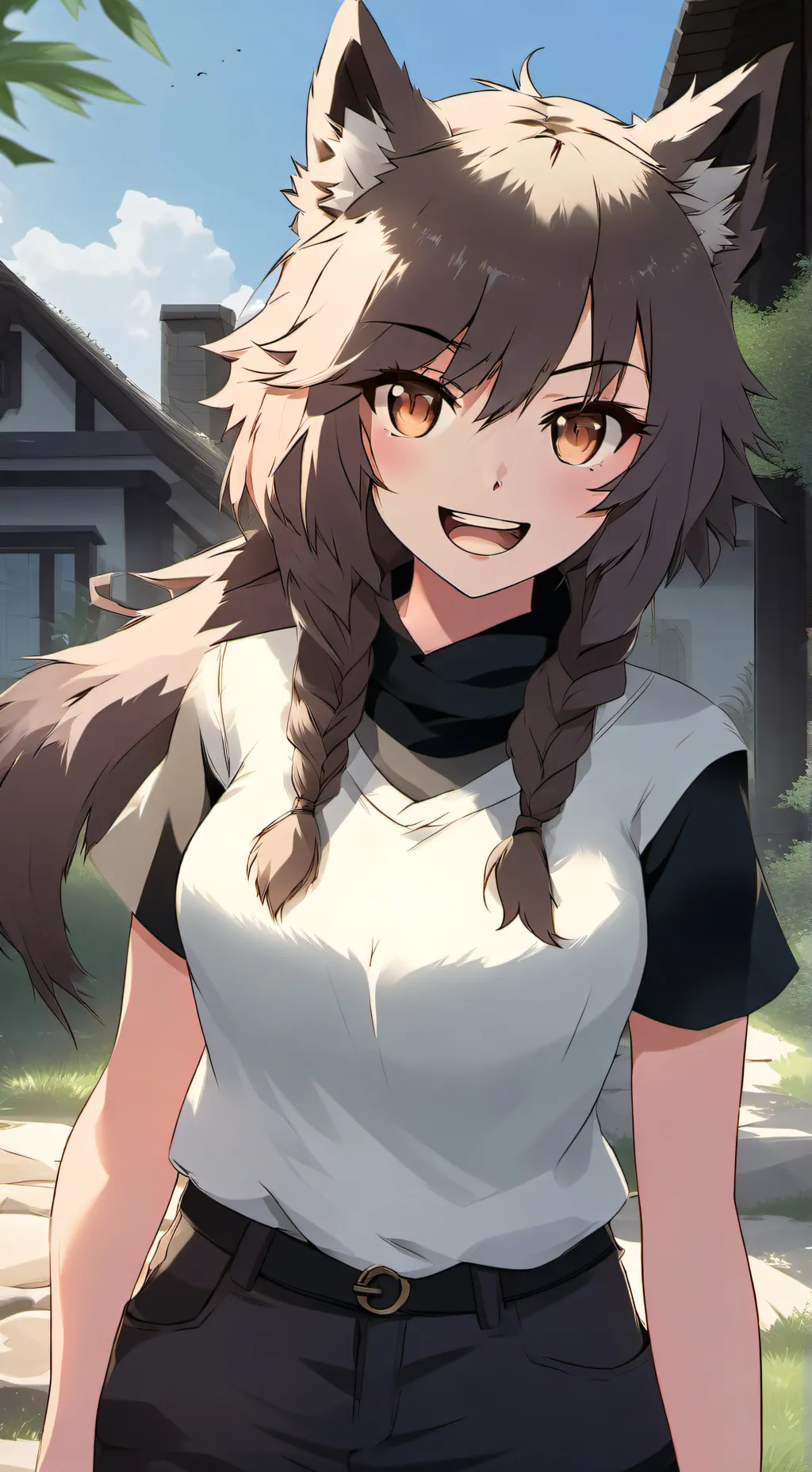 ai character: Ōkami background