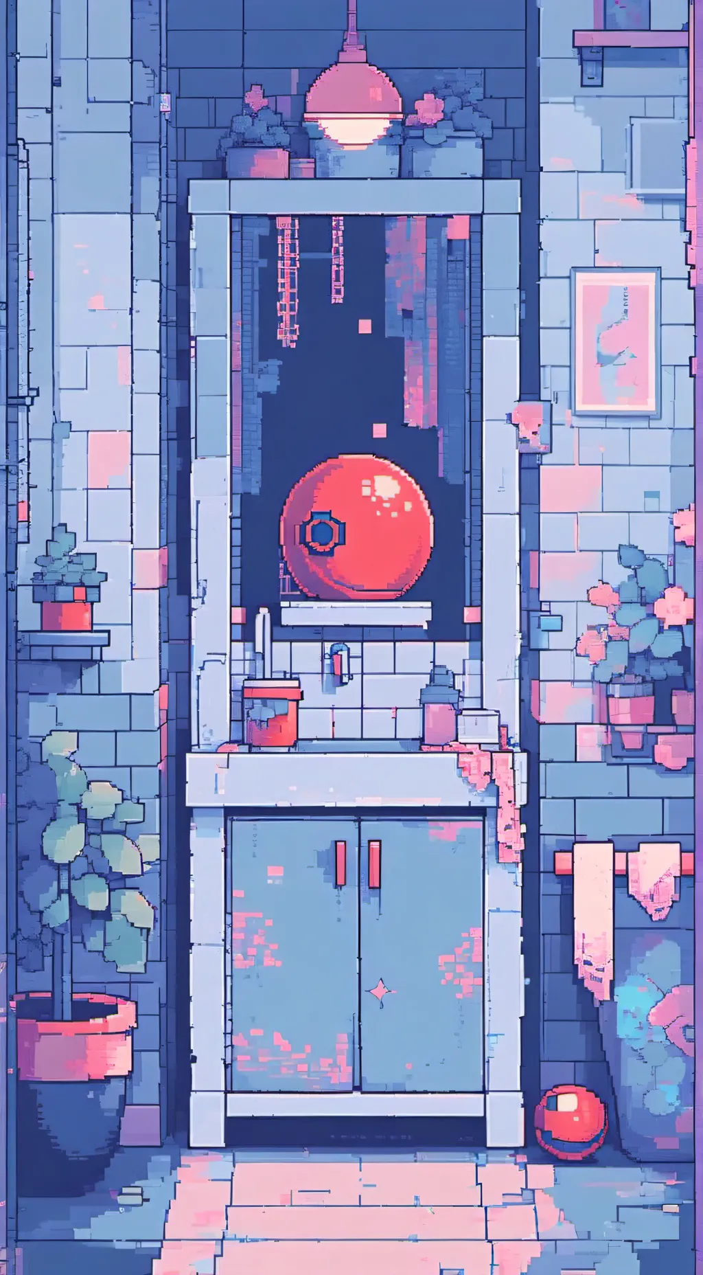 ai character: Mean ball background