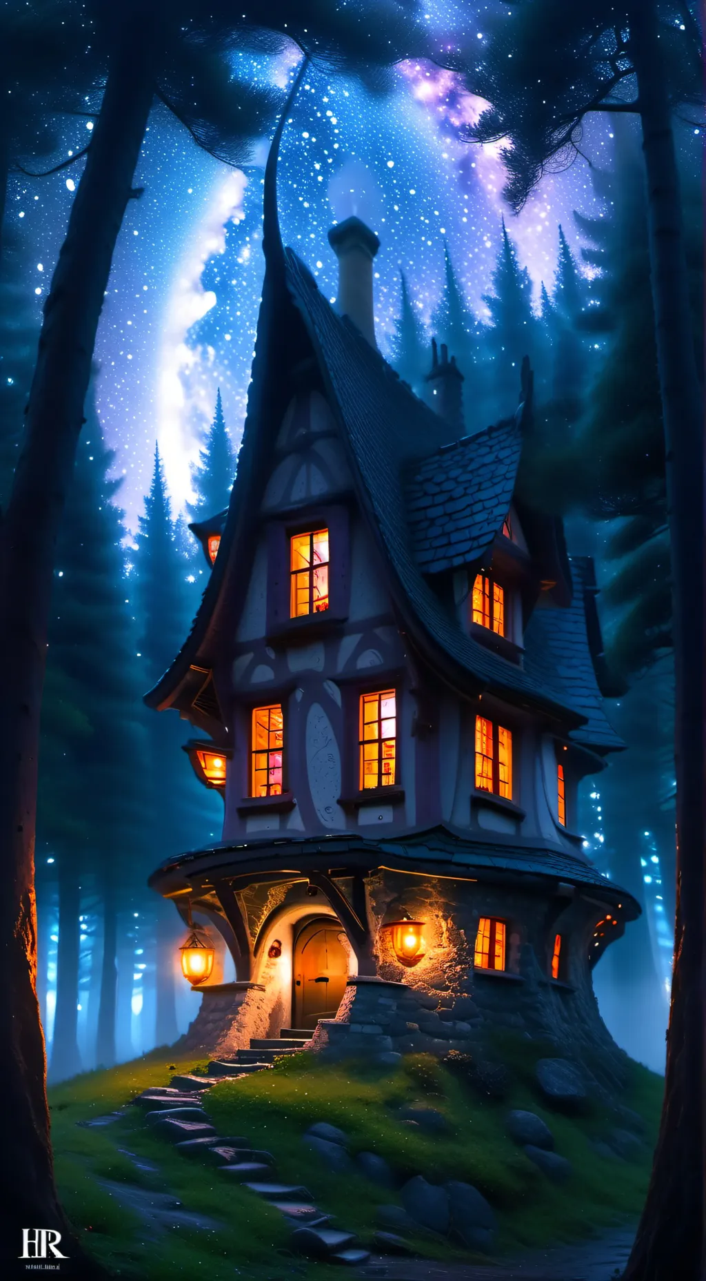 ai character: deathly hallows  background