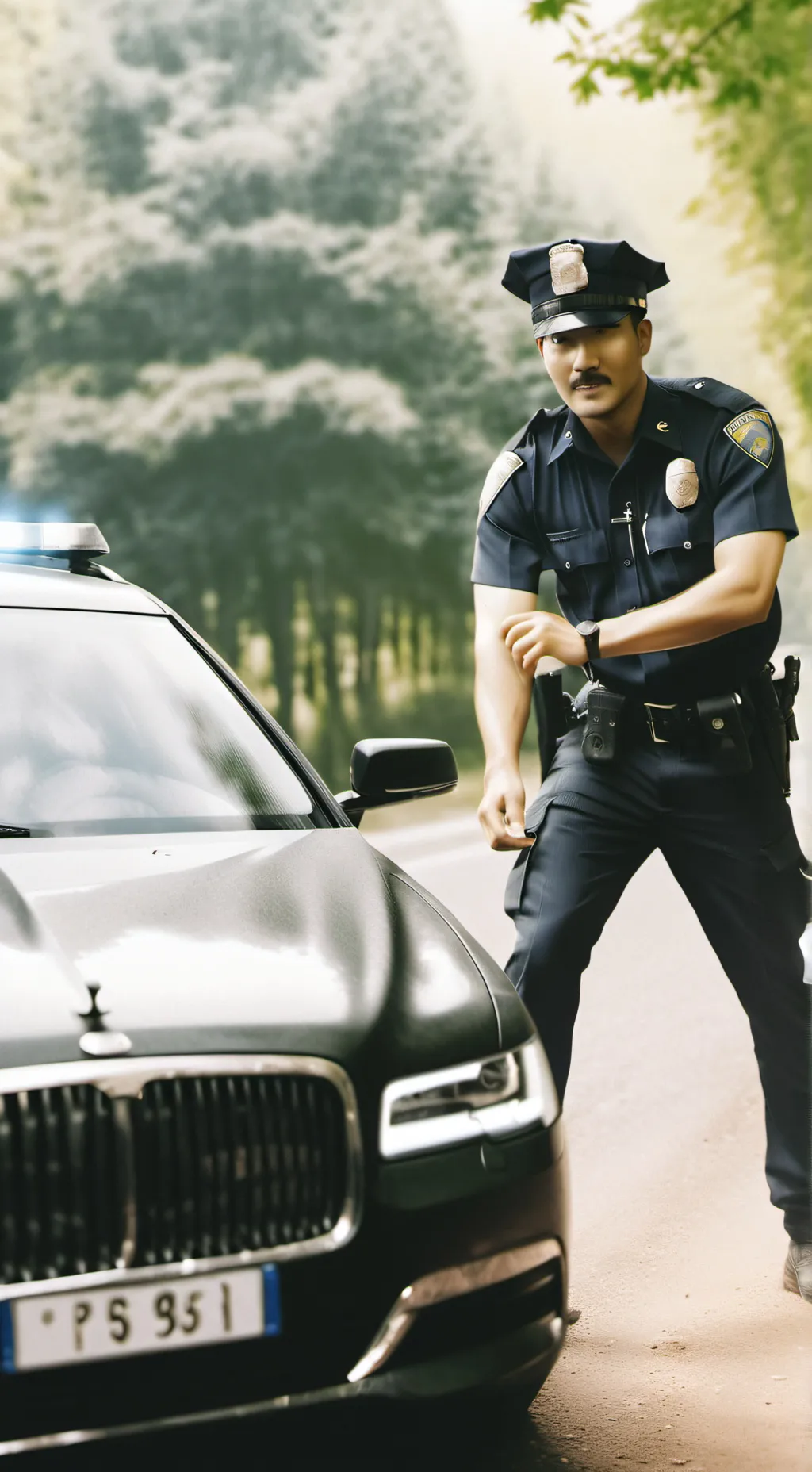 ai character: Police officer background