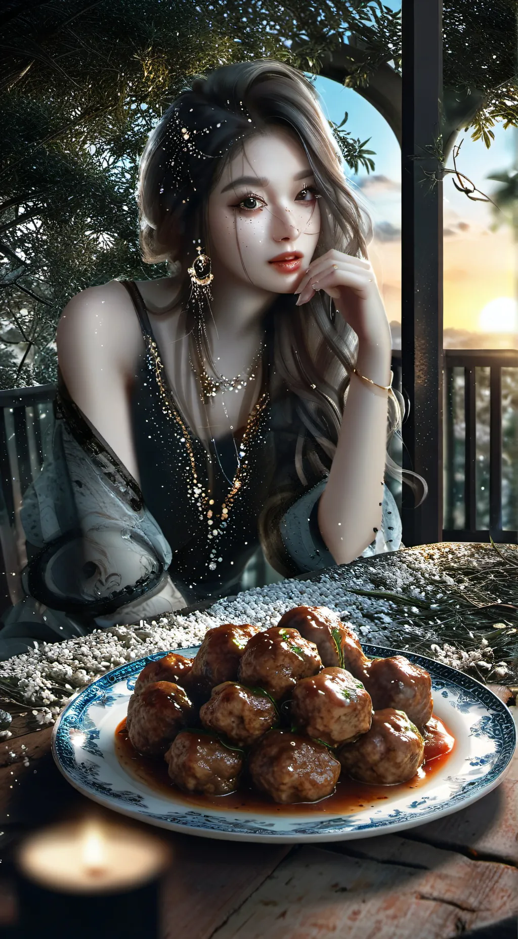 ai character: Alexandra background