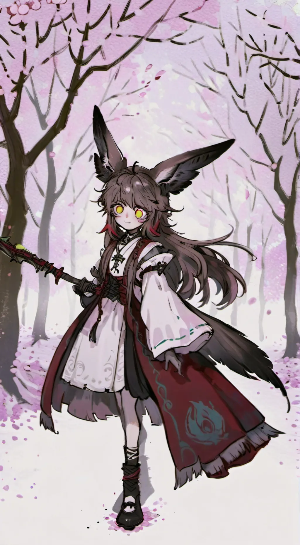 ai character: Мика background