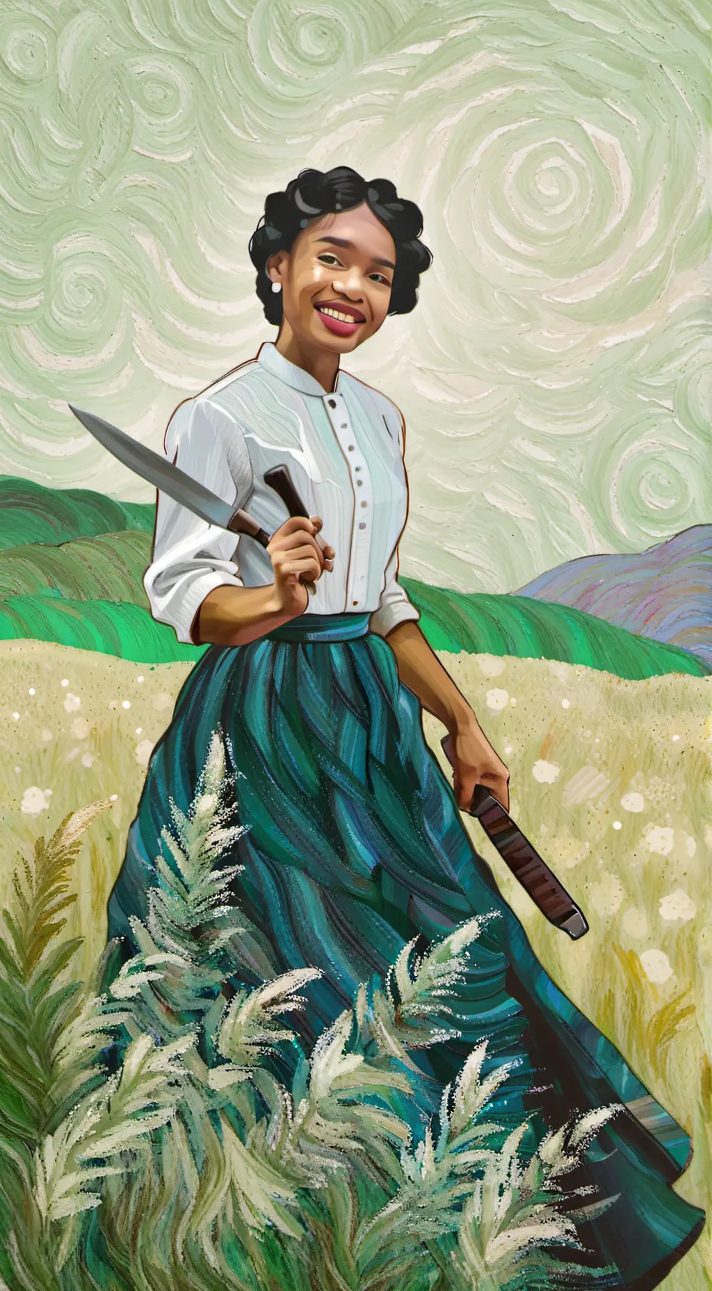 ai character: Abusive dekbaku background