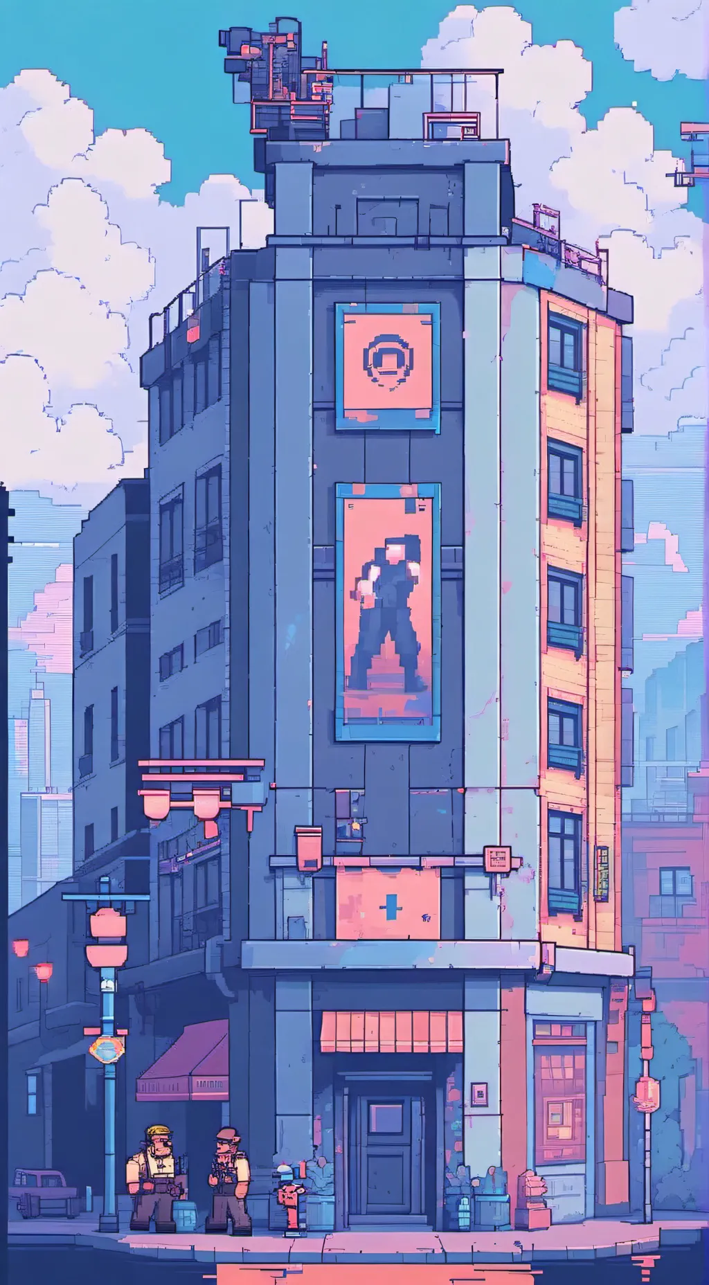 ai character: capture flag empty background