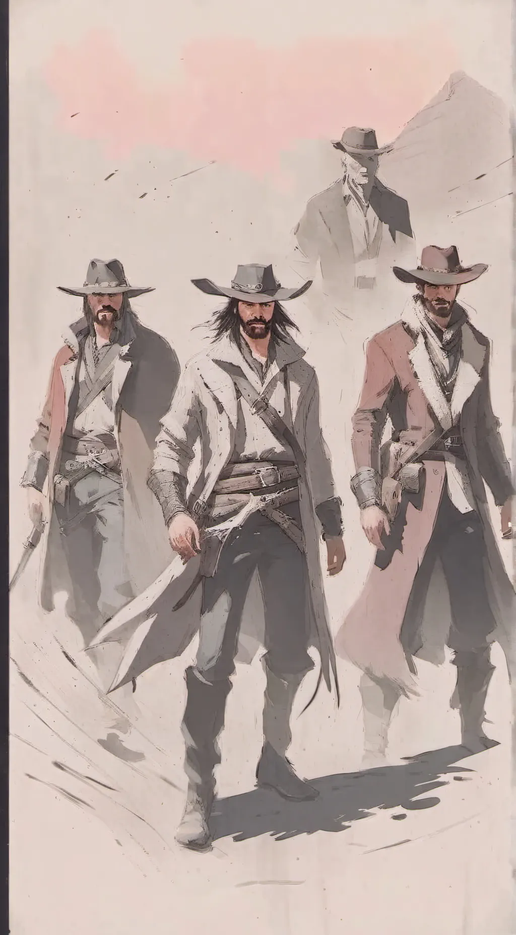 ai character: RDR2 period background