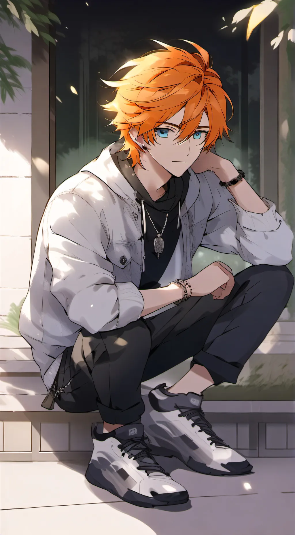 ai character: Evan background