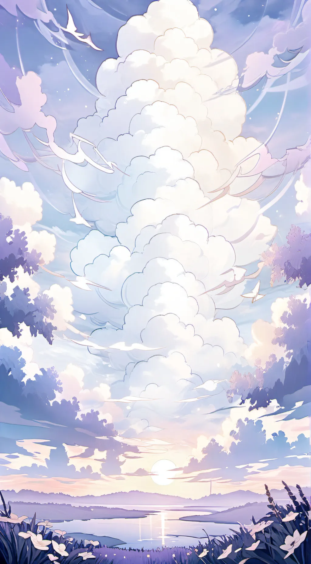 ai character: 🙏 angel 🙏 background