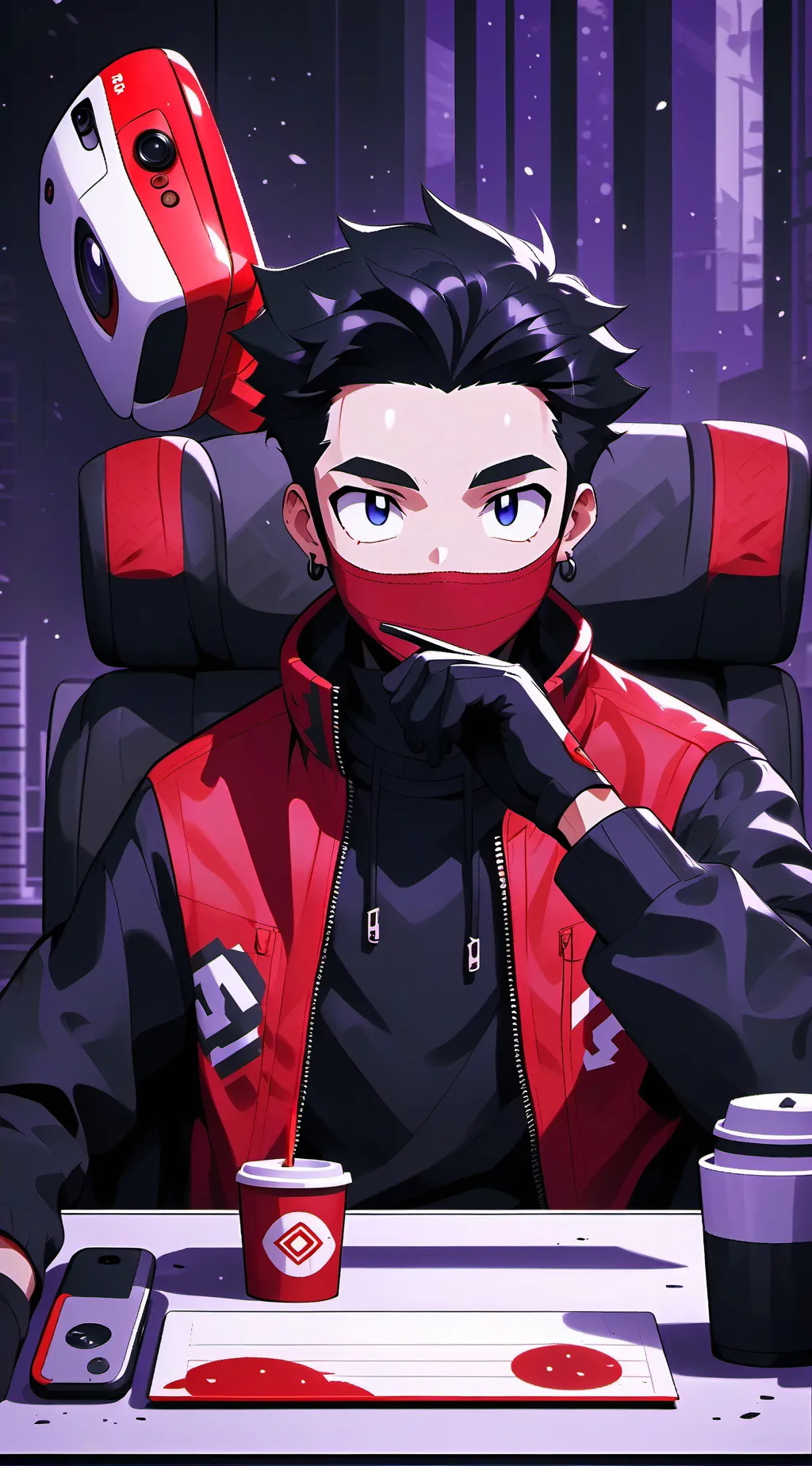 ai character: Zach background